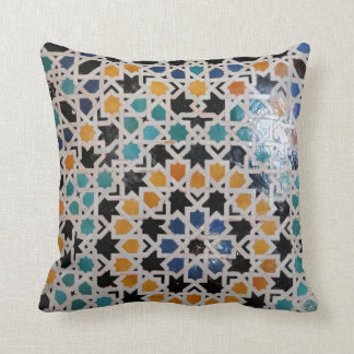 Coussin Tuile #9 de mur d'Alhambra