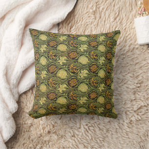 Coussin Tulipe et Lily, motif célèbre,