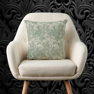 Coussin Tulipe par William Morris, Art floral vintage