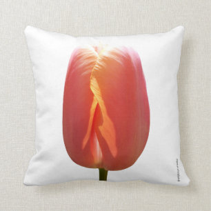 Coussin Tulipe rouge