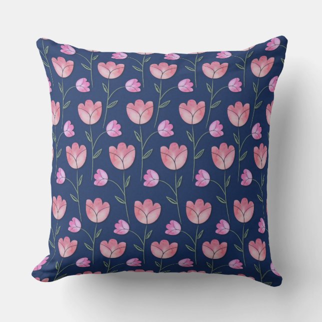 Coussin Tulipes (Recto)