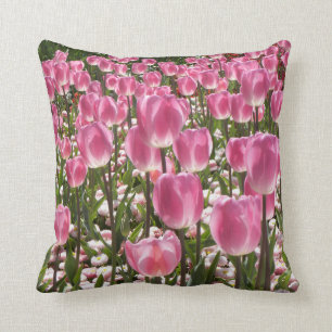 Coussin Tulipes de Canberra doubles faces