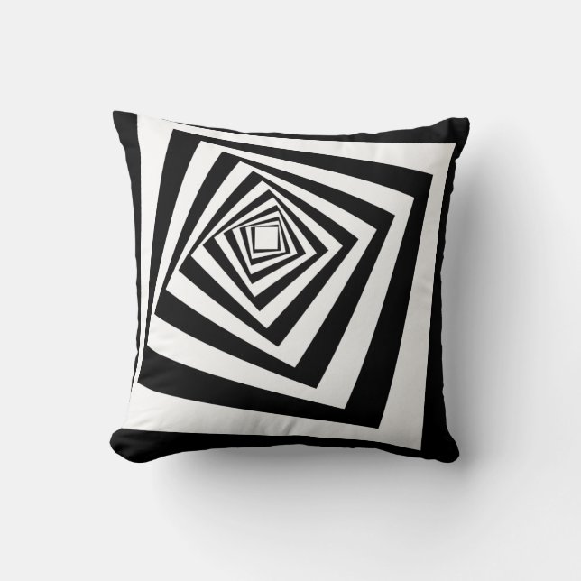 Coussin Tunnel de déplacement d'illusion optique hypothéti (Recto)