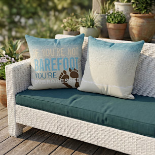 Coussin Turquoise Bleu Aqua Océan Surf Vagues Extérieur