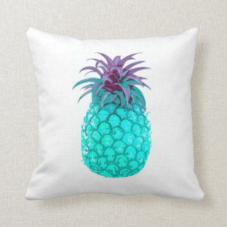 Coussin turquoise d'ananas