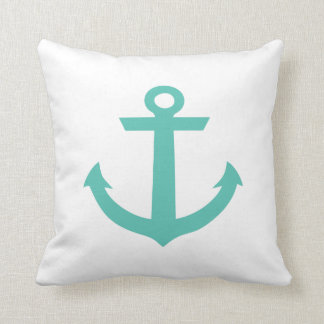 Coussin turquoise d'Ancre