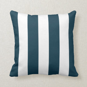 Coussin Turquoise et blanc les plus sombres