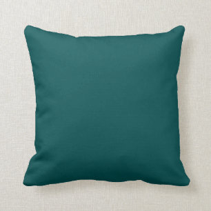 Coussin Turquoise foncé (couleur solide)