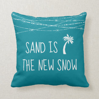 Coussin Turquoise mignon #Sable tropical est le nouveau pa