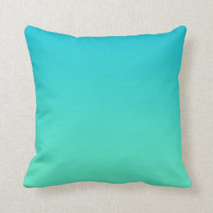 Coussin "Turquoise Ombre"