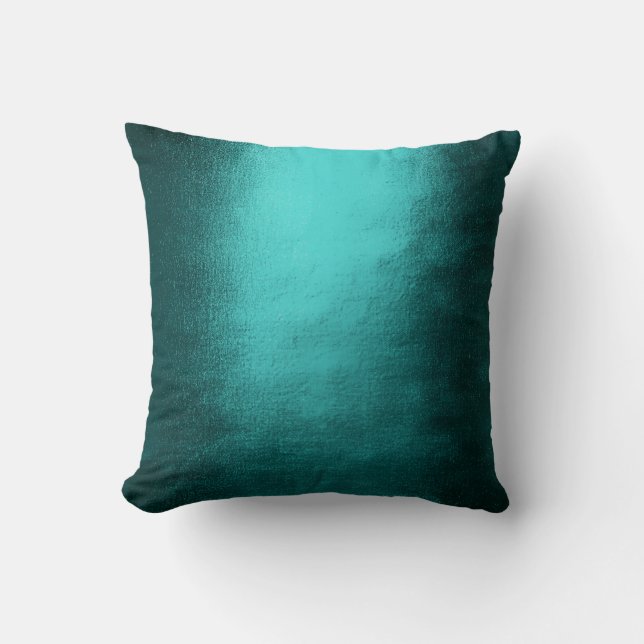 Coussin Turquoise tropical vert vert vert vert gris océan  (Recto)