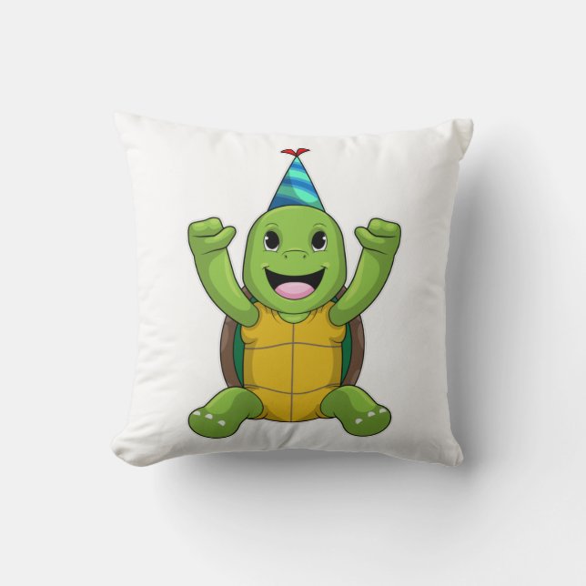 Coussin Turtle at Birthday (Recto)