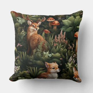 Coussin Twilight Forest Friends Botanical