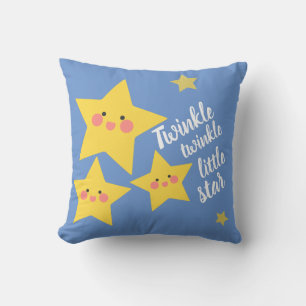 Coussin Twinkle Little Star Happy Yellow Stars