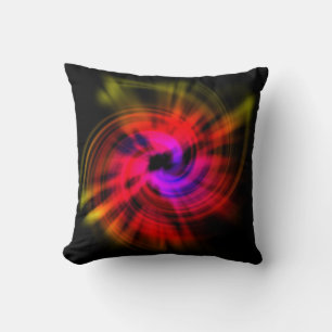 Coussin Twirl Abstrait coloré