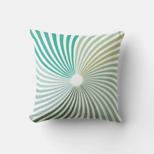 Coussin Twirl vert