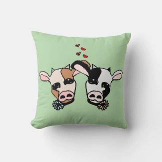 Coussin Two Moo Cows