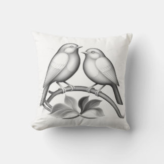 Coussin Two Robins cushion