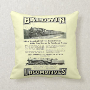 Coussin Type de montagne de locomotive à vapeur de Baldwi