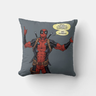 Coussin Type Deadpool Pointing Character