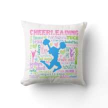 Typographie Cheerleading en pastel de mots