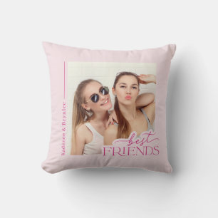 Coussin Typographie de Meilleurs Amis Modernes Photo