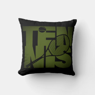 Coussin Typographie du tennis