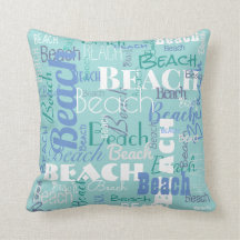 Typographie moderne de la plage Motif Tropical Sea