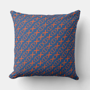 Coussin Typographix Code texte Motif rouge 2 en 1