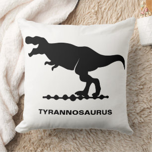 Coussin Tyrannosaurus Dinosaure Silhouette
