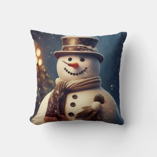 Coussin "Un ami gelé pour les fêtes"