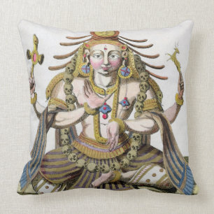 Coussin Un aspect de Shiva, de 'voyage Indes aux. et d'une