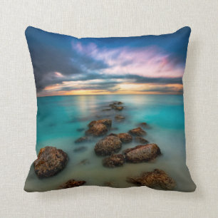 Coussin Un beau coucher du soleil au-dessus des Turcs et