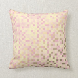 Coussin Un Cyber plus rusé de rose de rose d'or de carré
