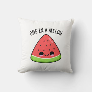 Coussin Un Dans Un Melon Amusant Pun De Pastèque