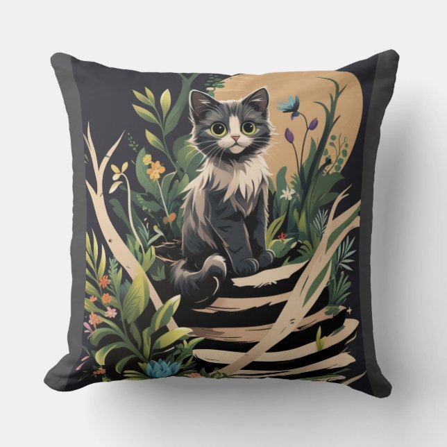 Coussin Un endroit inconnu (Recto)