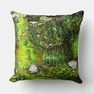 Coussin Un étang aux pensées impures