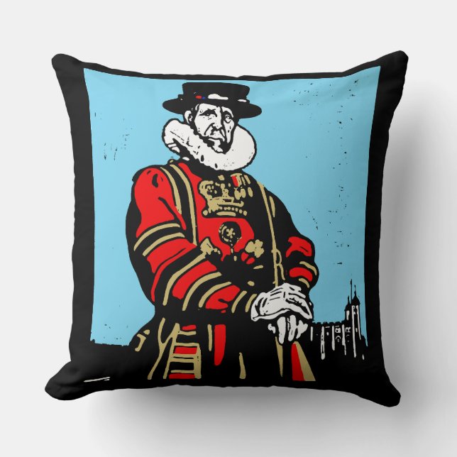 Coussin Un jeune gardien ou un père de famille (Recto)