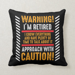 Coussin Un mari retraité