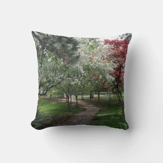 Coussin Un mélange de beauté et de grâce (Recto)