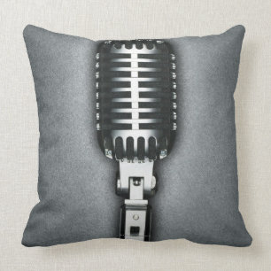 Coussin Un microphone classique