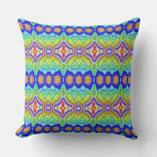 Coussin Un motif d'impression multicolore moderne sur tout