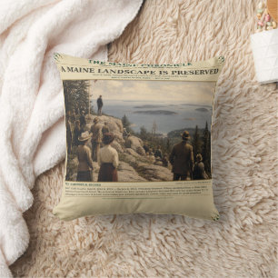 Coussin Un paysage du Maine préservé 8 juillet 1916