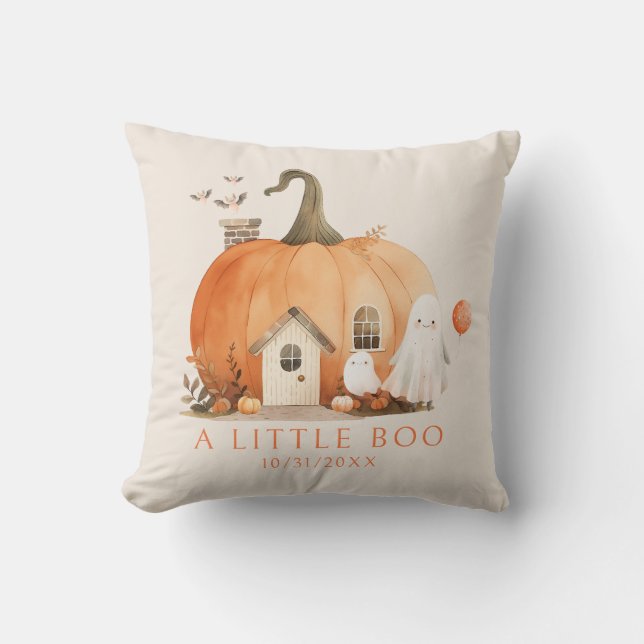 Coussin Un petit cadeau de Baby shower Boo Nursery (Recto)