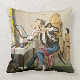 Coussin Un rasoir émoussé, pub. par chasse, 1827 (etchin
