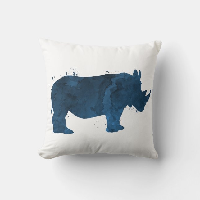 Coussin Un rhinocéros (Recto)