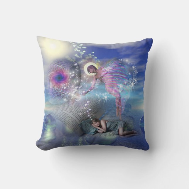 Coussin Un roman peut être un portail vers des réalités pa (Recto)