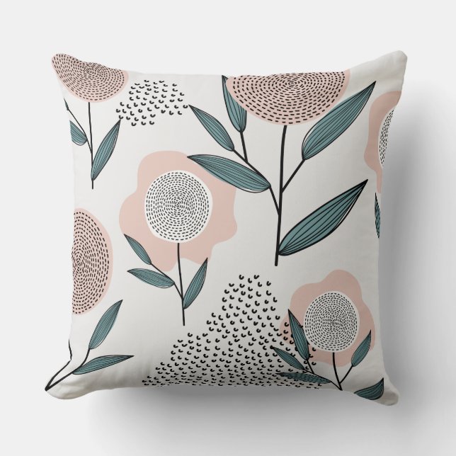 Coussin Un rose (Recto)