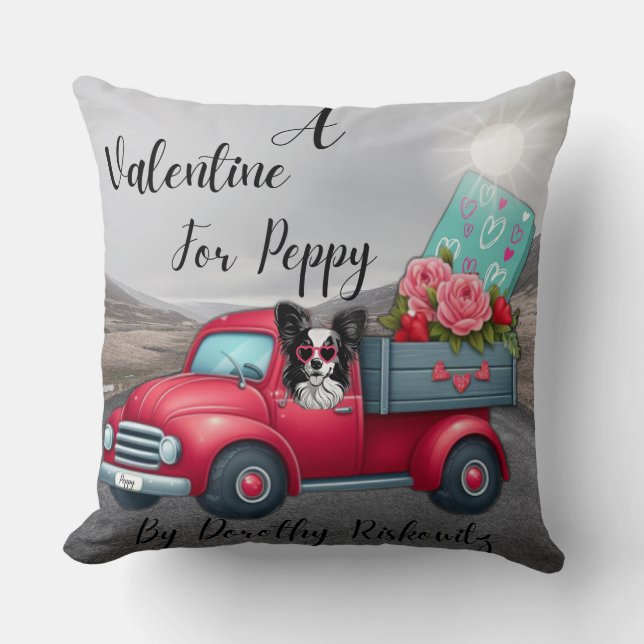 Coussin Un Valentin Pour Peppy, L'Oreiller Comfy (Recto)