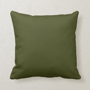 Coussin Un vert solide s'accorde avec l'oreiller Vintage H